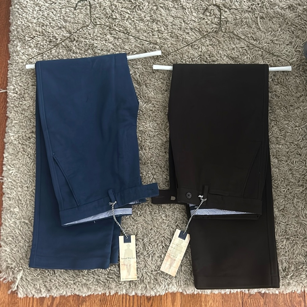 Samuel Windsor 100% cotton moleskin pants